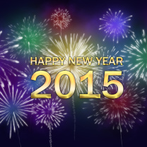 Fondo de pantalla New Year Fireworks 2015 208x208