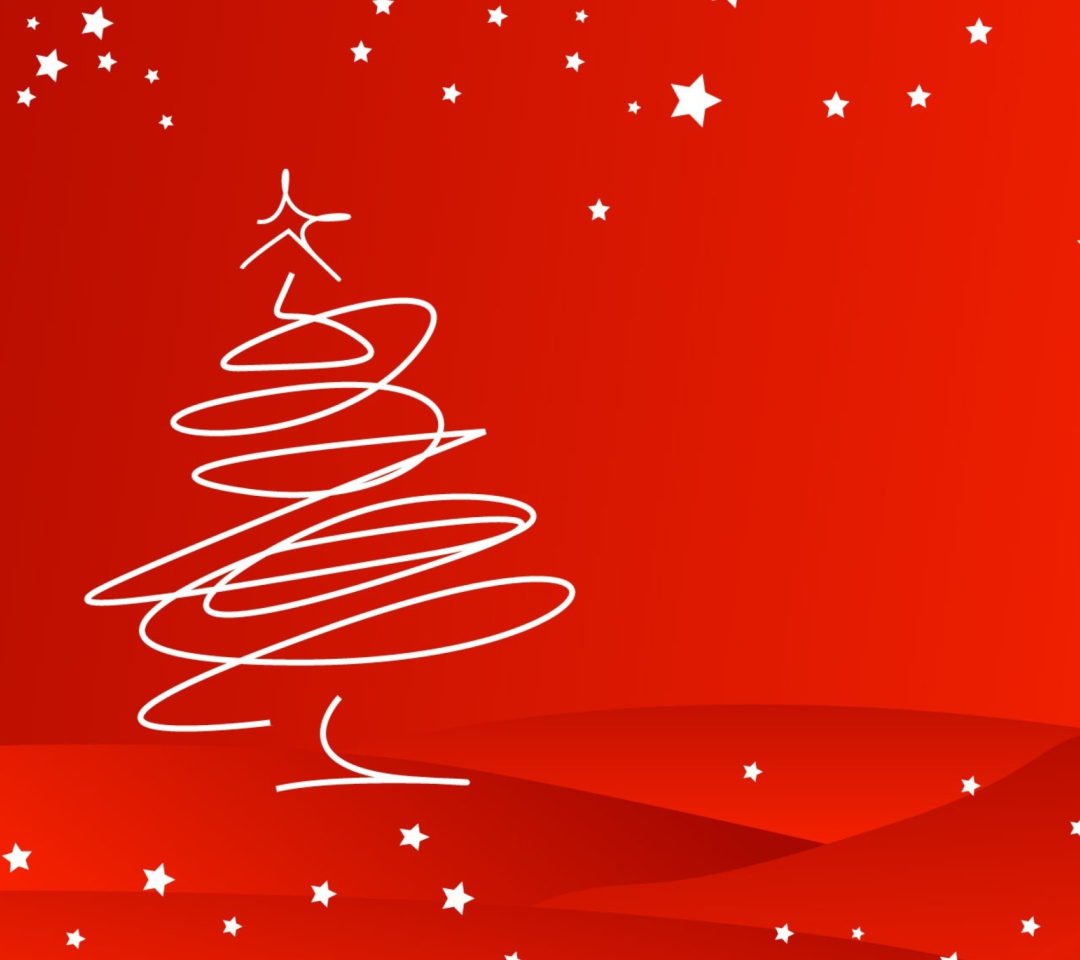 Merry Christmas Red wallpaper 1080x960