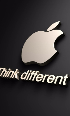 Das 3D Apple Wallpaper Wallpaper 240x400