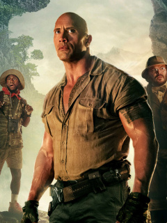 Fondo de pantalla Jumanji Welcome to the Jungle Poster 240x320