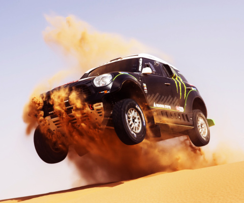 Das Mini Cooper Countryman Dakar Rally Wallpaper 480x400