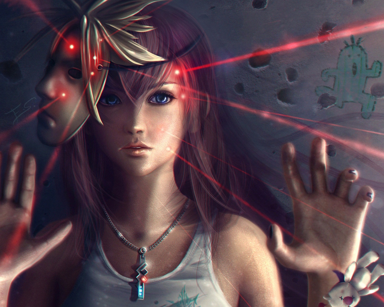 Fondo de pantalla Final Fantasy Girl 1280x1024