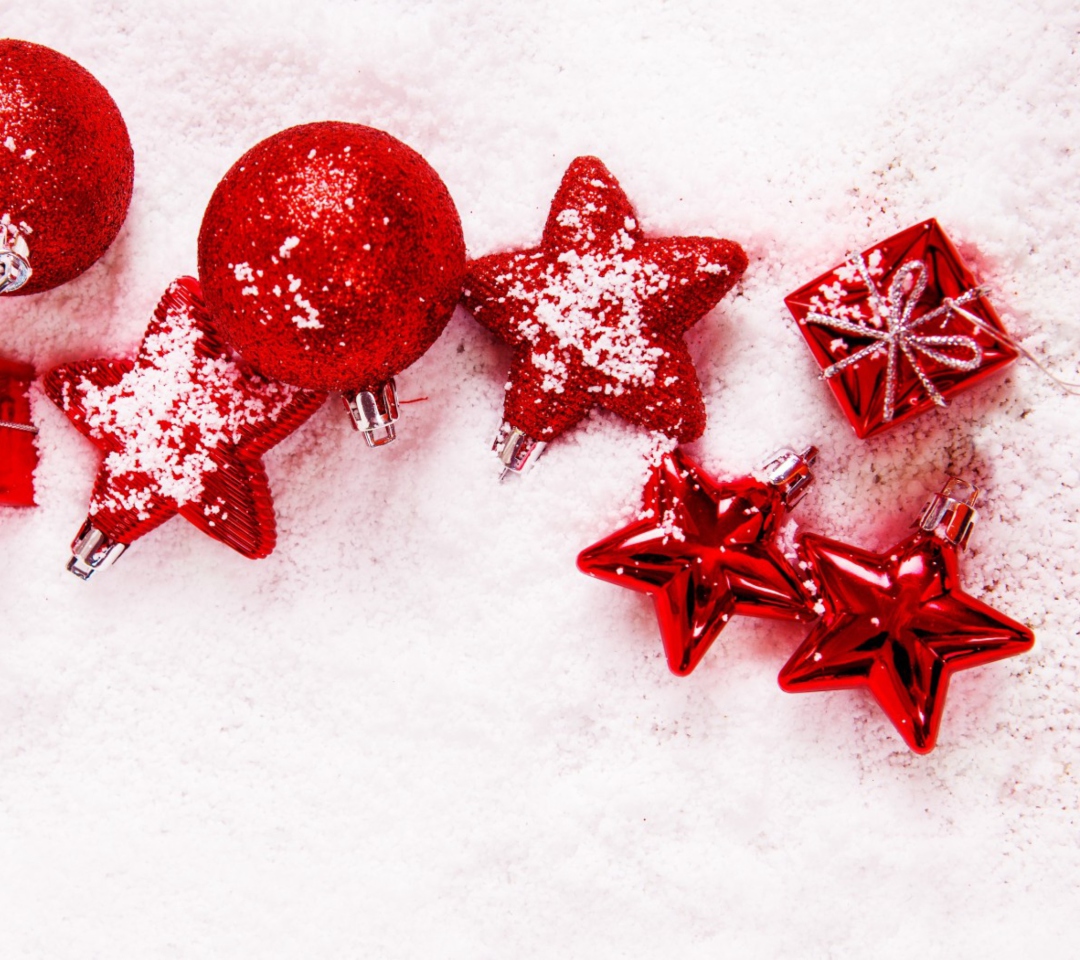 Red Decorations wallpaper 1080x960