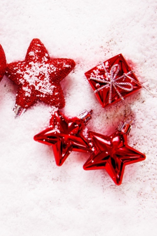 Red Decorations wallpaper 320x480