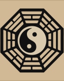 Yin Yang Symbol wallpaper 128x160