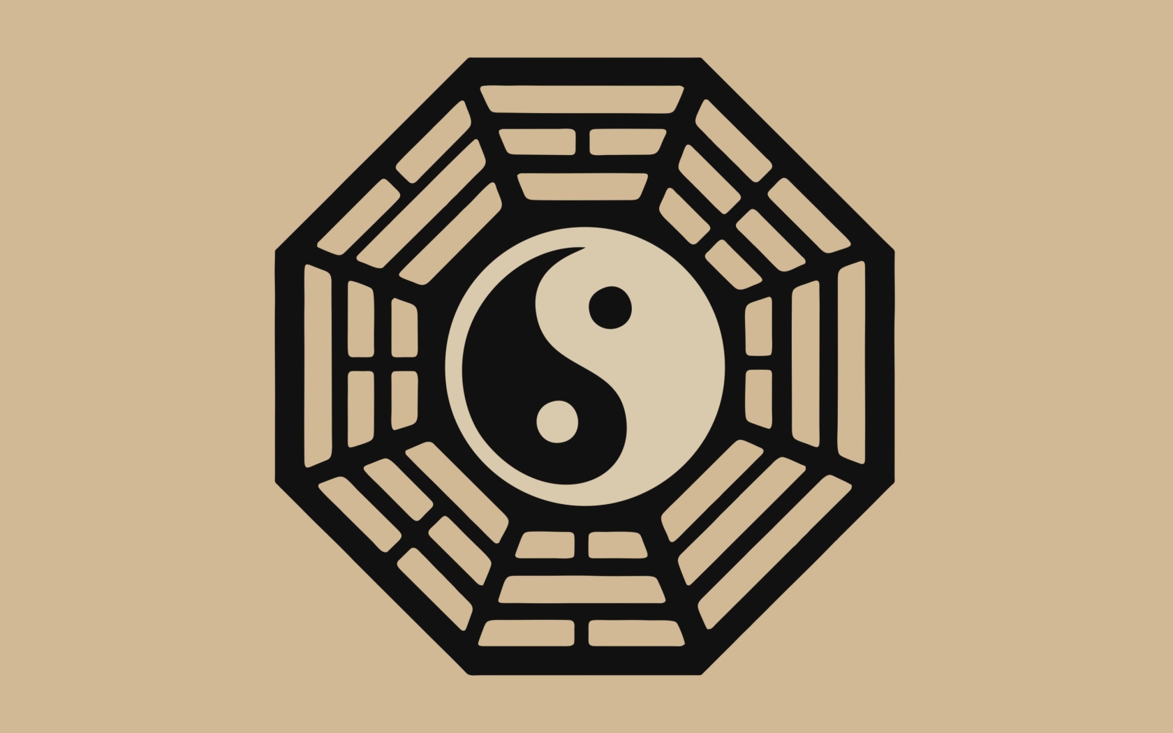 Sfondi Yin Yang Symbol 1680x1050