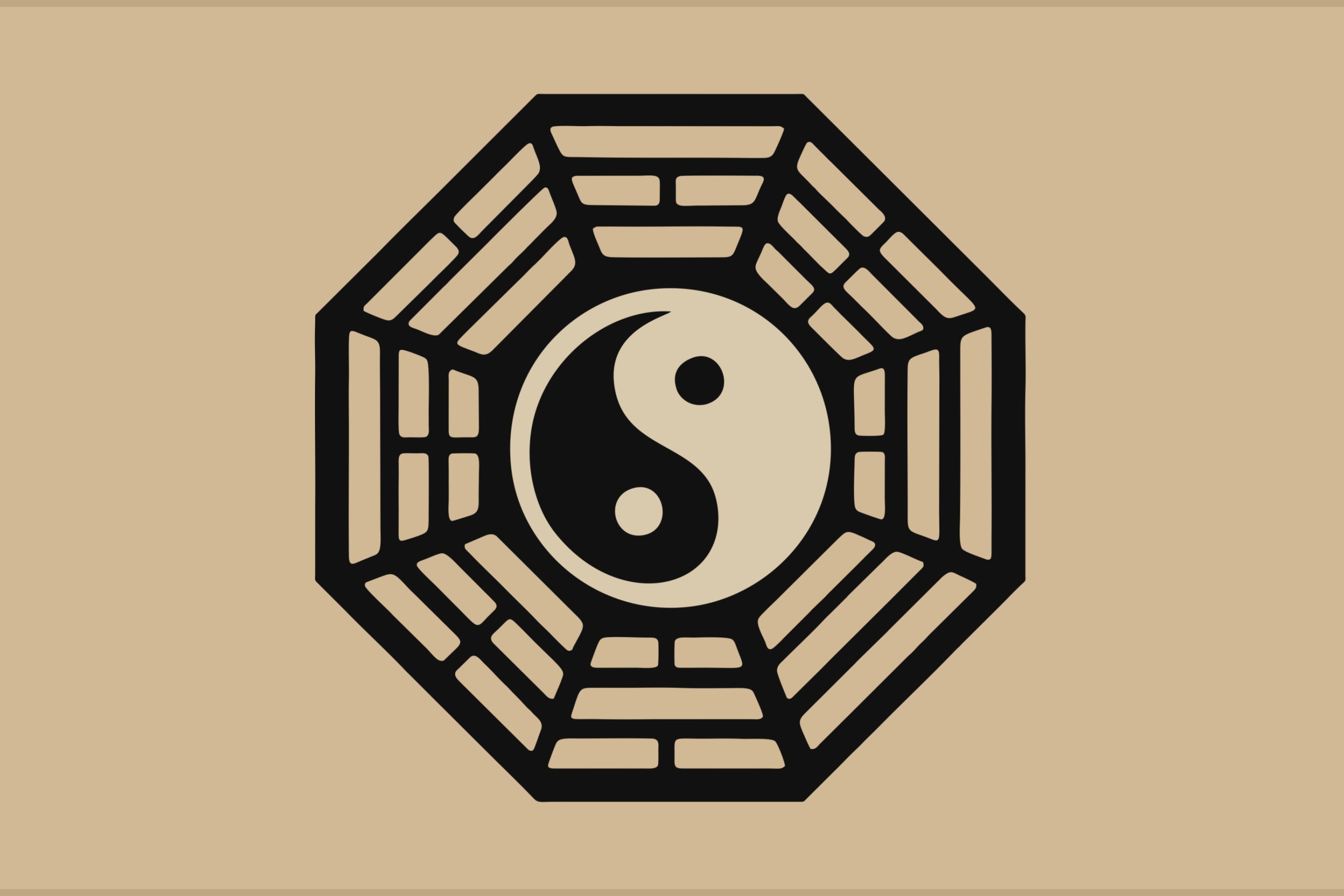 Yin Yang Symbol wallpaper 2880x1920