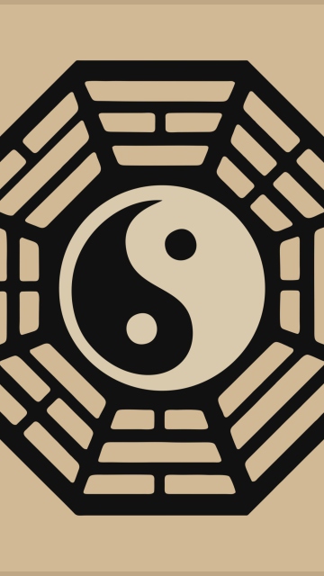 Fondo de pantalla Yin Yang Symbol 360x640