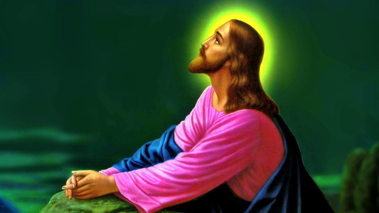 Fondo de pantalla Jesus Prayer 1280x720