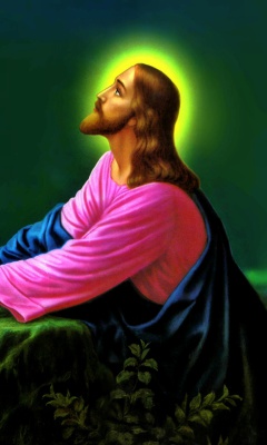 Das Jesus Prayer Wallpaper 240x400