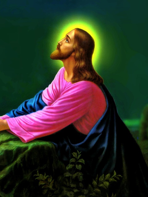 Das Jesus Prayer Wallpaper 480x640