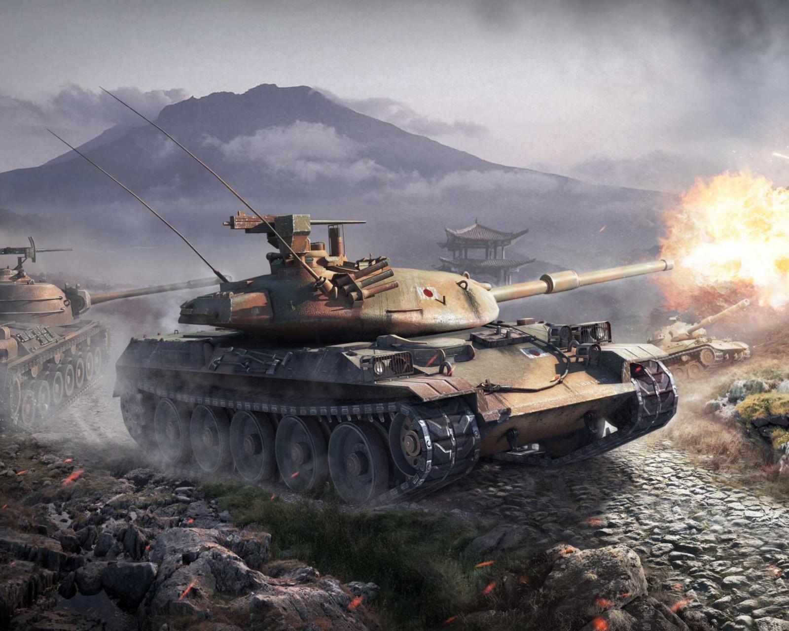 Fondo de pantalla World Of Tanks Battle 1600x1280
