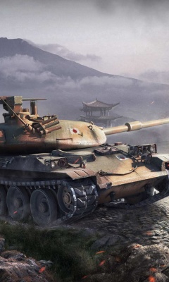 World Of Tanks Battle wallpaper 240x400