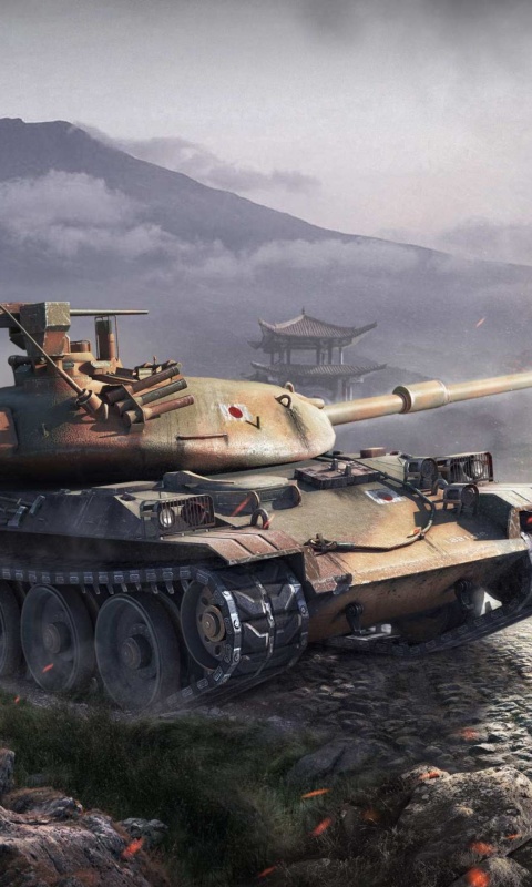 Das World Of Tanks Battle Wallpaper 480x800