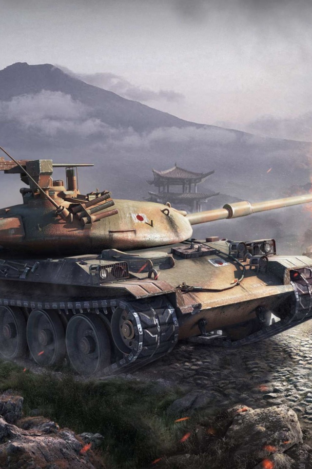 World Of Tanks Battle wallpaper 640x960