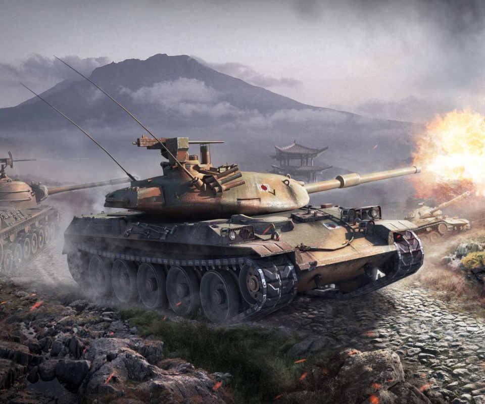 World Of Tanks Battle wallpaper 960x800