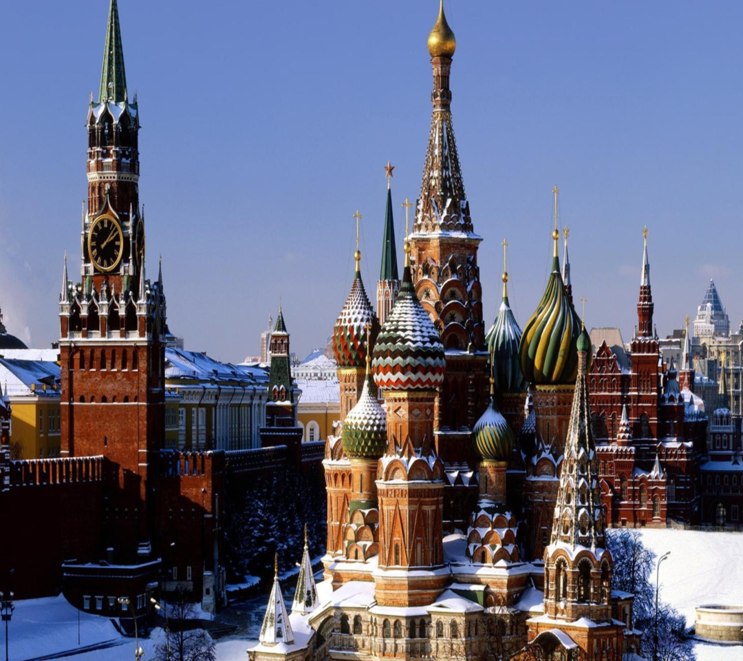 Sfondi Red Square Russia 1080x960