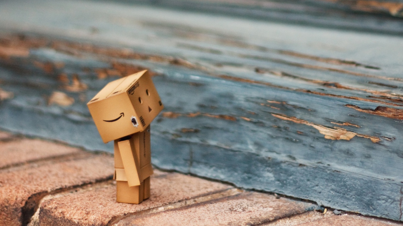 Cute Danbo screenshot #1 1366x768