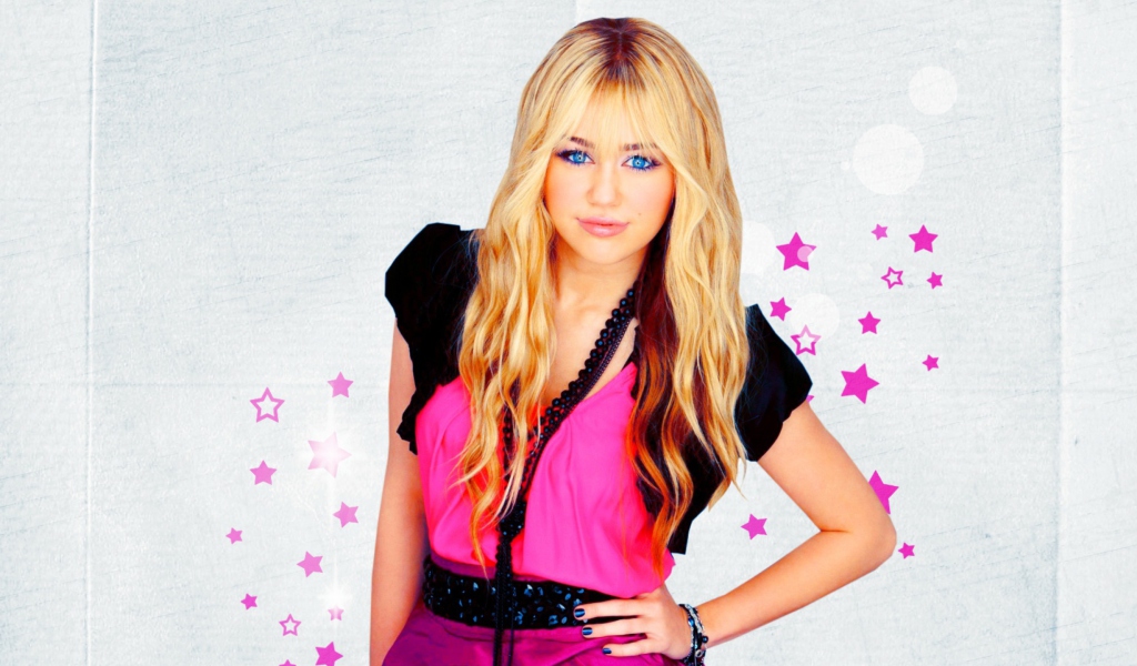 Обои Miley Cyrus Blonde 1024x600
