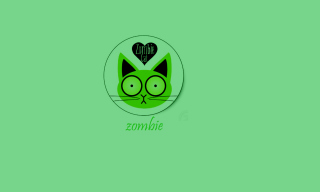 Kostenloses Zombie Cat Wallpaper für Android, iPhone und iPad