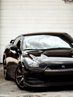 Das Nissan Skyline GTR R35 Wallpaper 240x320