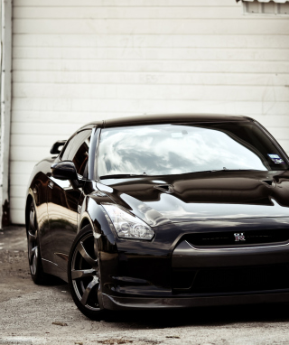 Nissan Skyline GTR R35 Background for Nokia Asha 305