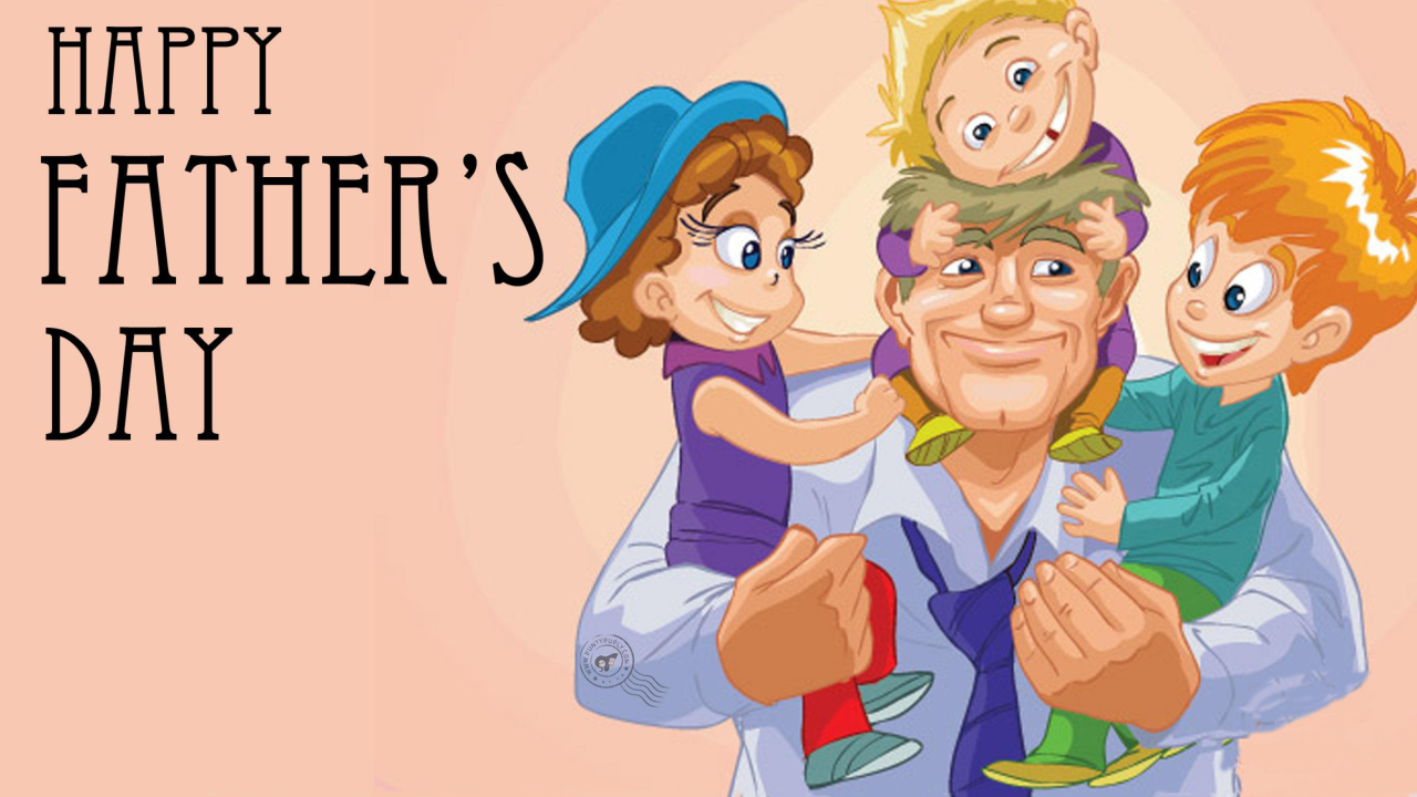 Das Happy Father's Day (June 3rd Sunday) Wallpaper 1280x720