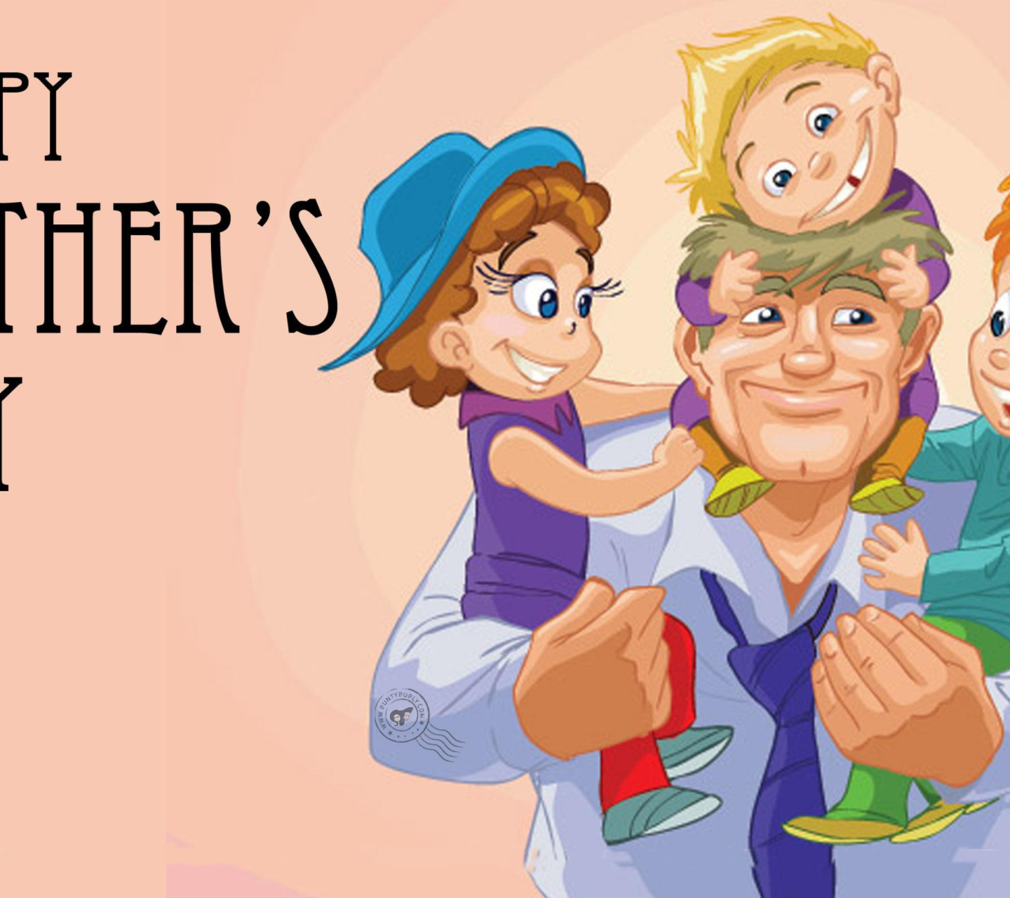 Das Happy Father's Day (June 3rd Sunday) Wallpaper 1440x1280