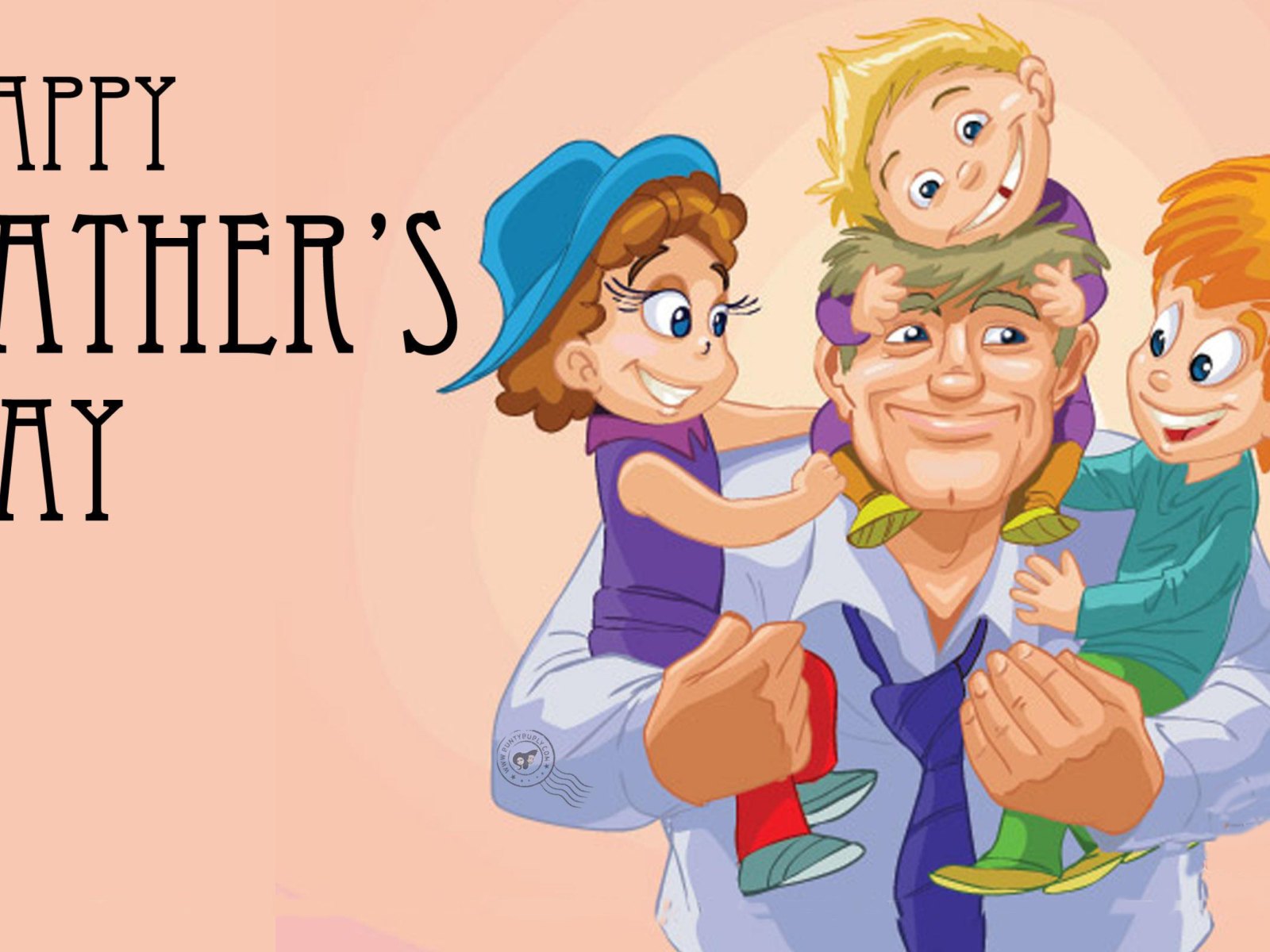 Happy Father's Day (June 3rd Sunday) wallpaper 1600x1200