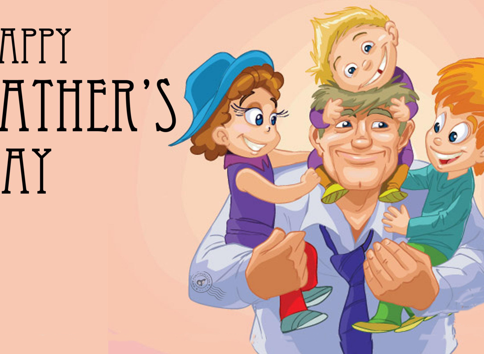 Das Happy Father's Day (June 3rd Sunday) Wallpaper 1920x1408