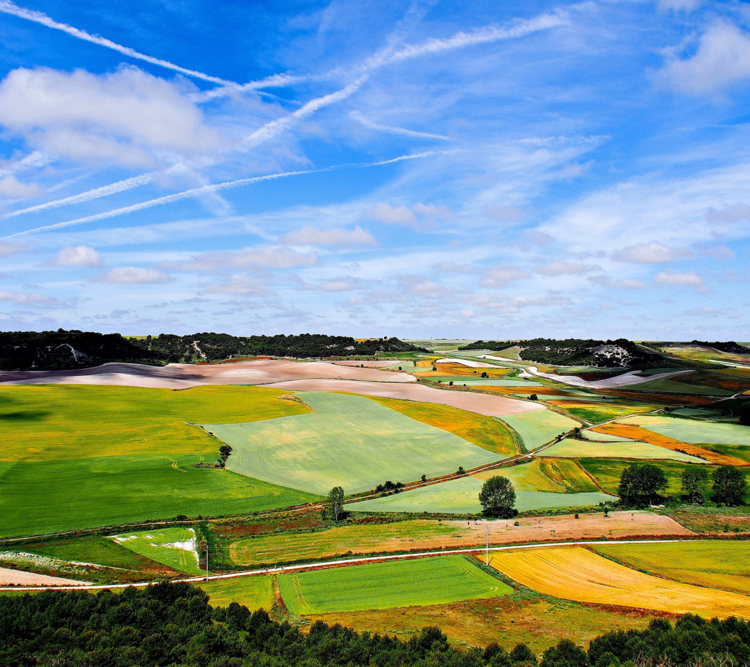Das Picturesque Landscape Valley Wallpaper 1080x960