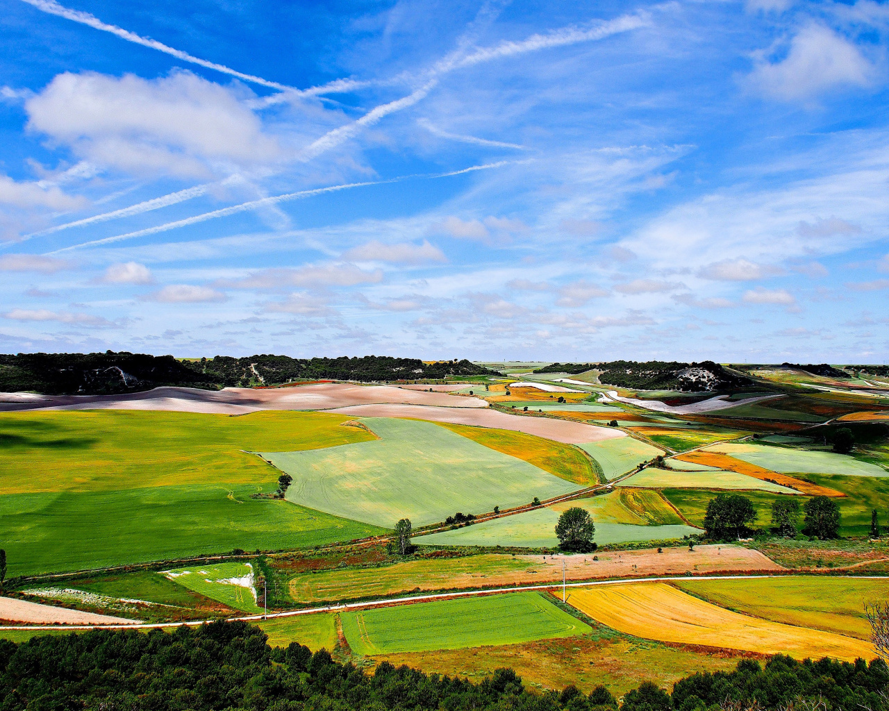 Sfondi Picturesque Landscape Valley 1280x1024