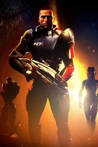 Das Mass Effect Wallpaper 320x480
