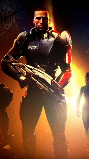 Das Mass Effect Wallpaper 360x640