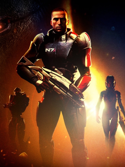 Das Mass Effect Wallpaper 480x640
