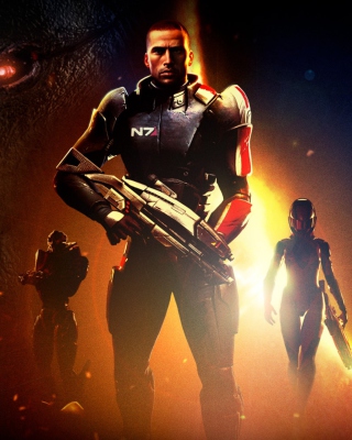 Mass Effect sfondi gratuiti per Nokia Asha 309