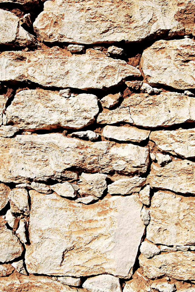 Brown Stones wallpaper 640x960