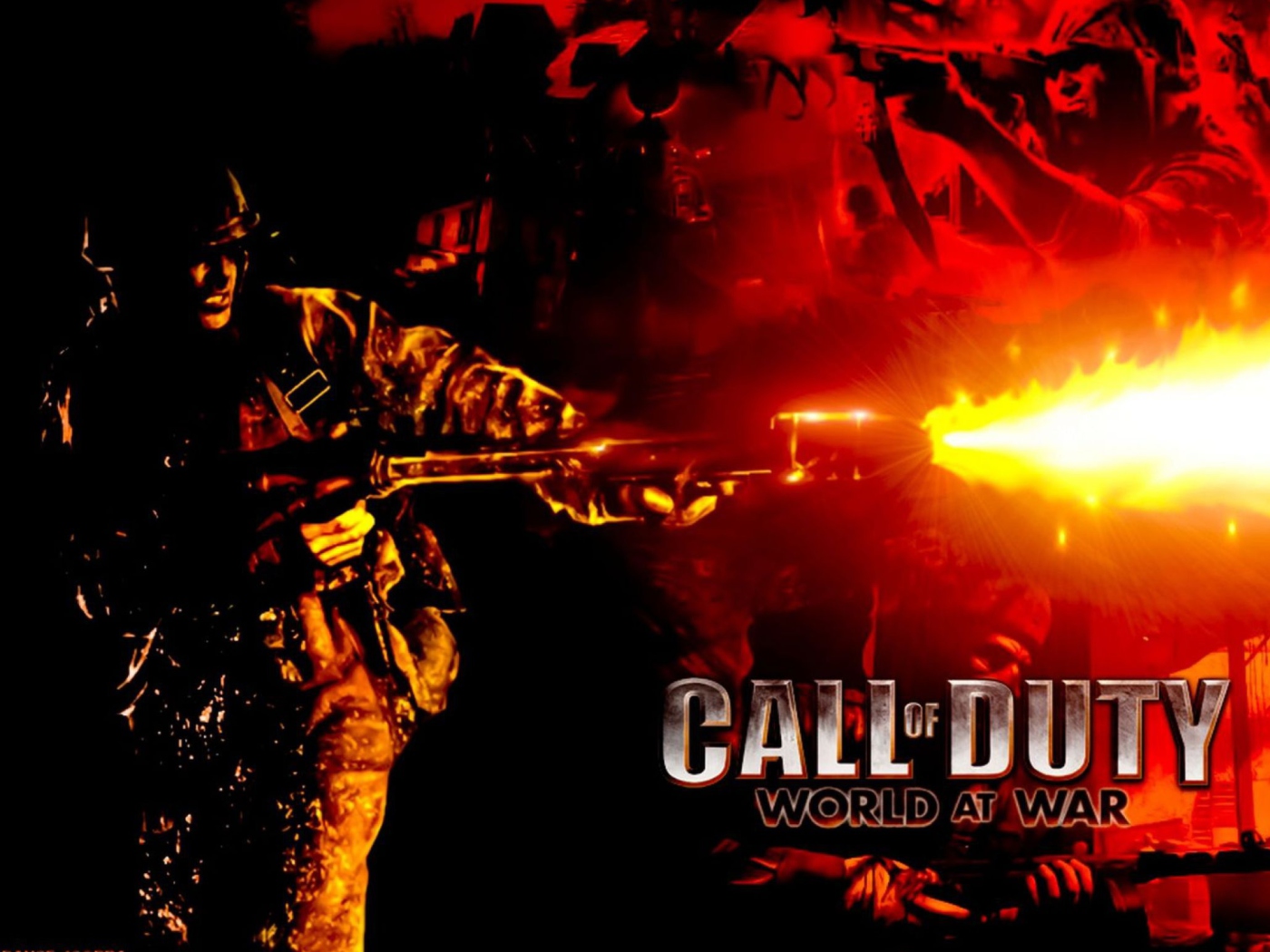 Fondo de pantalla Call Of Duty World At War 1400x1050
