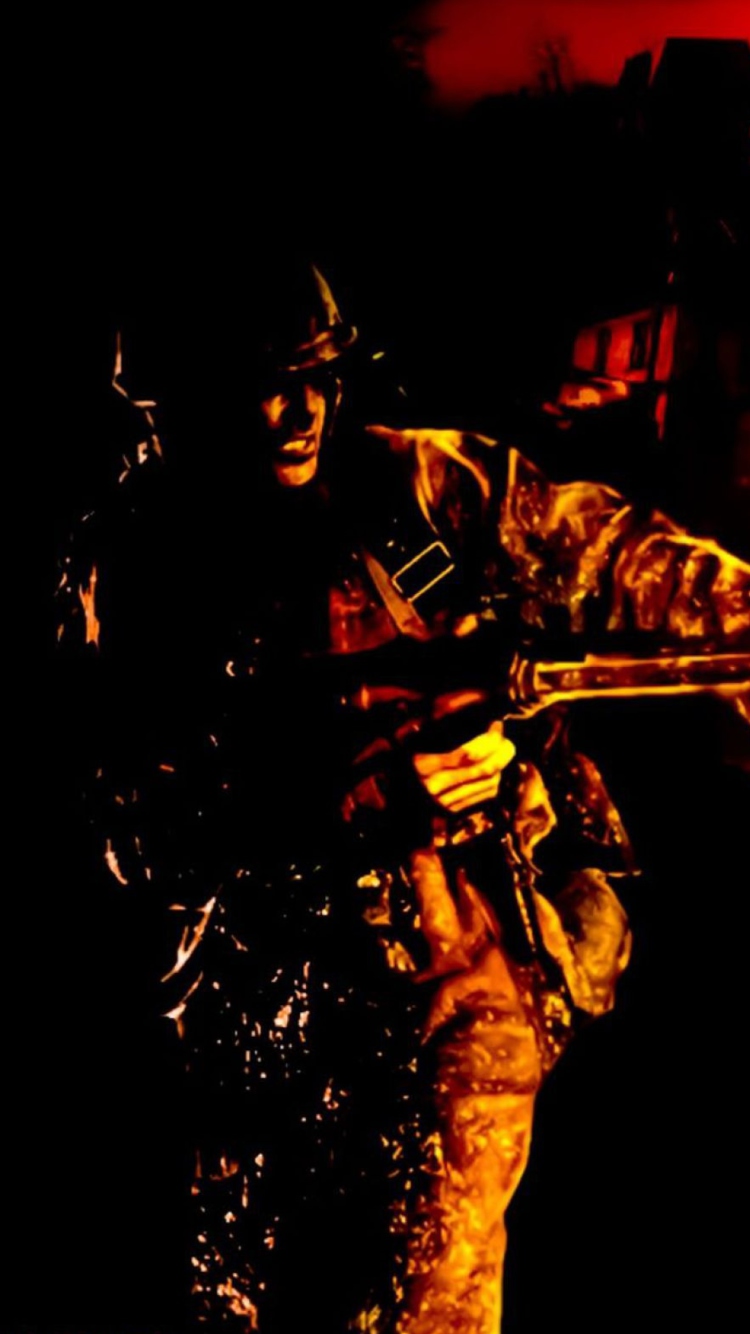 Das Call Of Duty World At War Wallpaper 750x1334