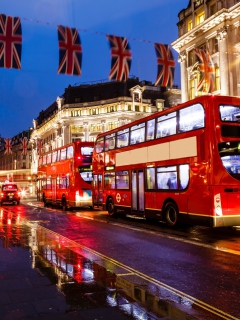 Fondo de pantalla London Bus 240x320