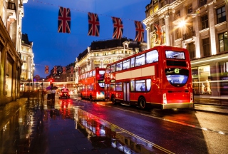 London Bus Background for Android, iPhone and iPad