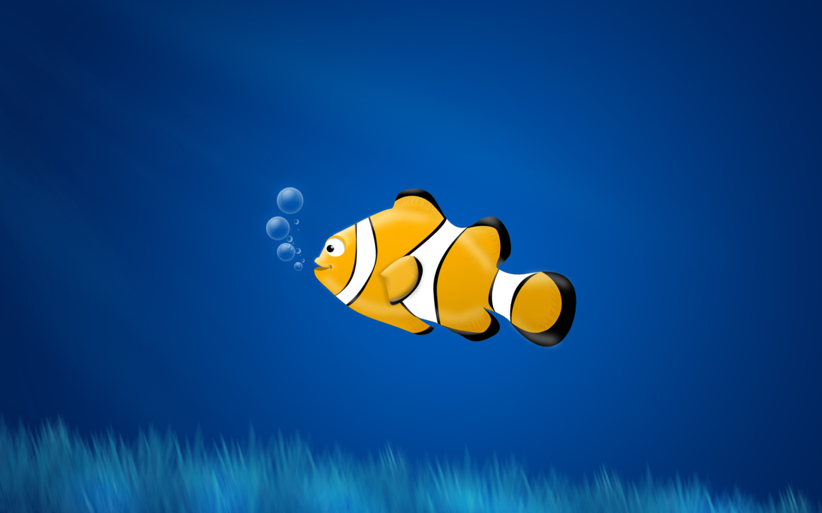 Screenshot №1 pro téma Little Yellow Fish 1680x1050