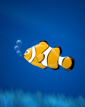 Sfondi Little Yellow Fish 176x220