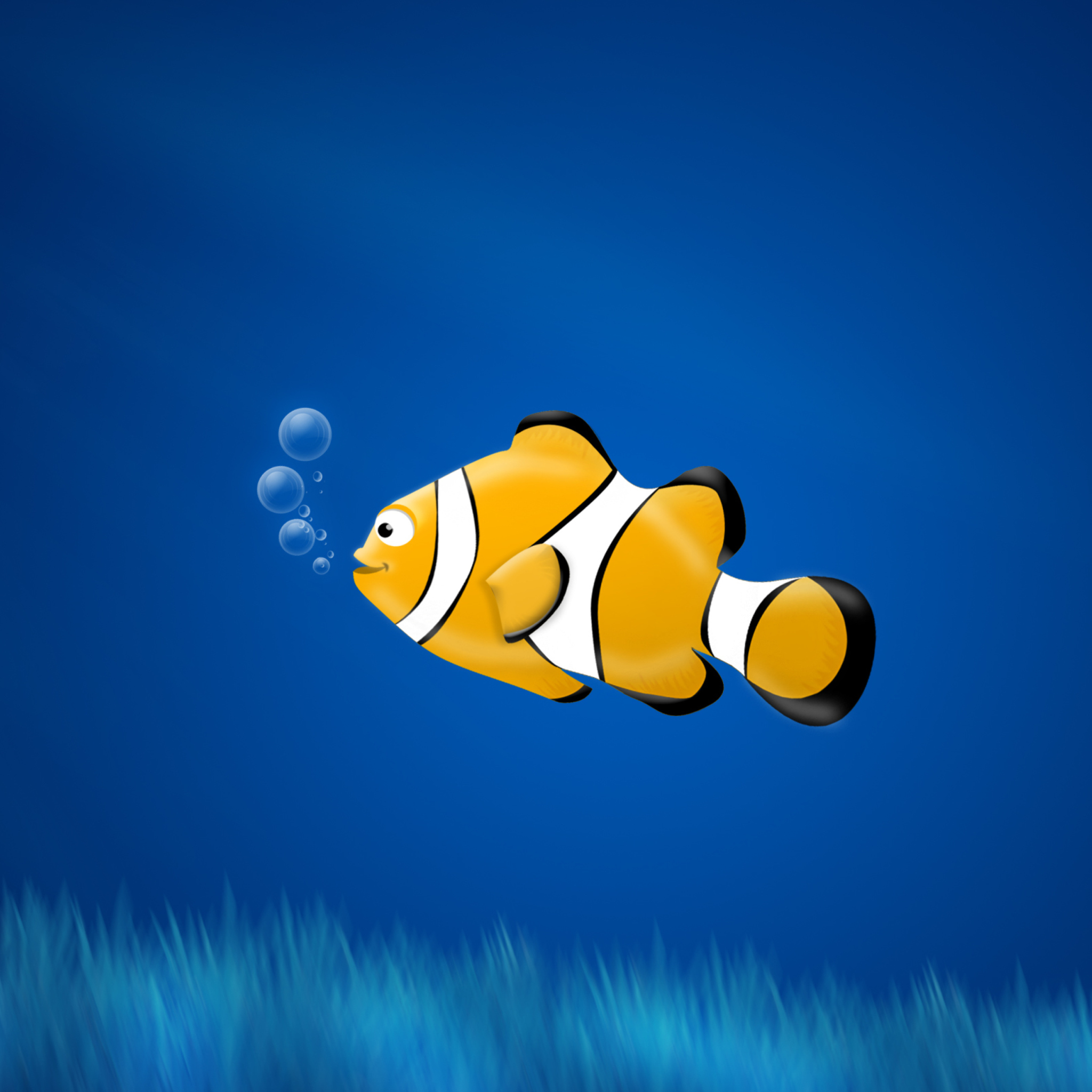 Little Yellow Fish wallpaper 2048x2048