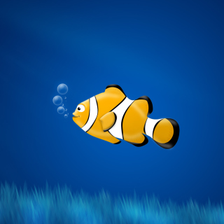 Little Yellow Fish sfondi gratuiti per 1024x1024