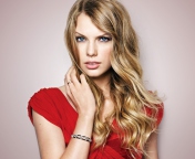 Fondo de pantalla Taylor Swift Red Dress 176x144