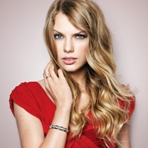 Das Taylor Swift Red Dress Wallpaper 208x208