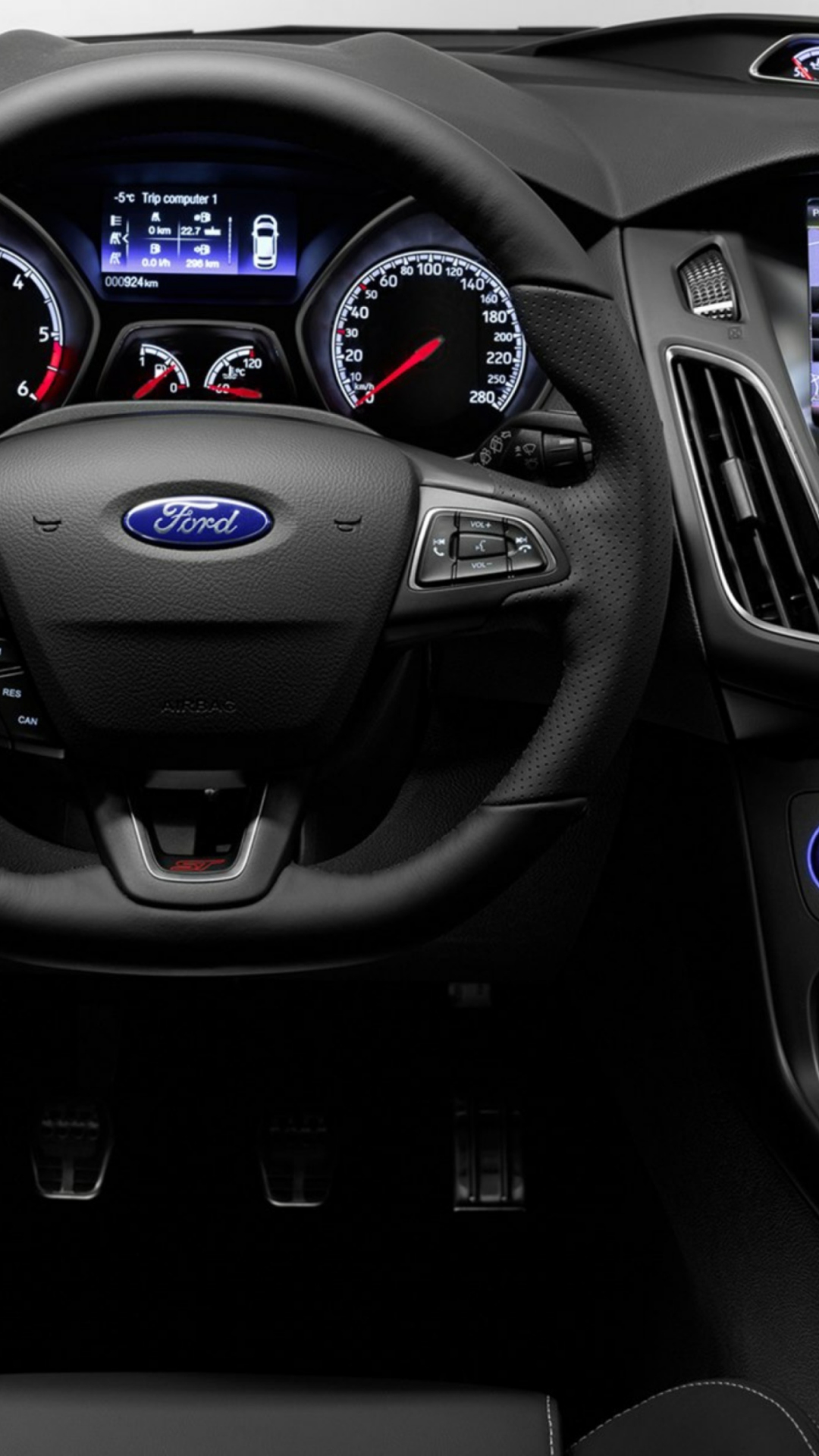 Das Ford Focus St 2015 Wallpaper 1080x1920