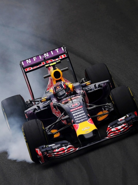 Обои Red Bull F1 Infiniti 480x640