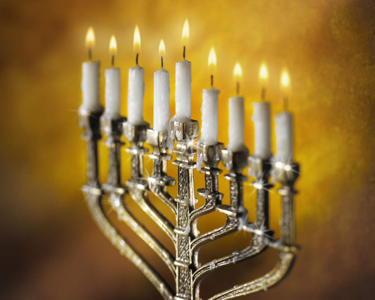 Lighting of Menorah in Jerusalem screenshot #1 1280x1024
